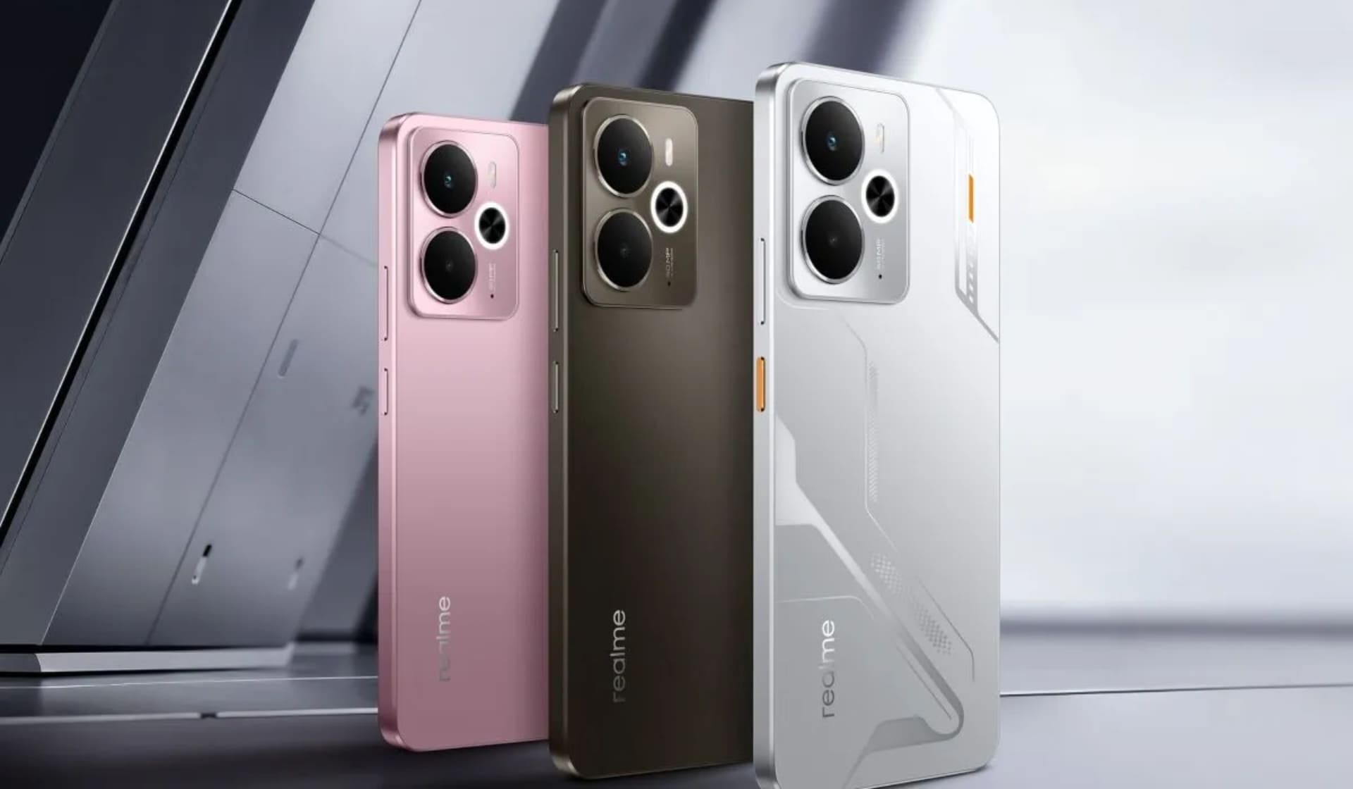 Tampilan ponsel realme 14 5G yang akan diluncurkan di Indonesia pada 6 Mei 2025. (ANTARA/HO realme Indonesia)