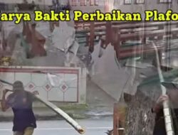 Tangis dan Gotong Royong di Gereja Katolik St Yoseph Saronsong: Plafon Roboh, Misa Pindah ke Aula