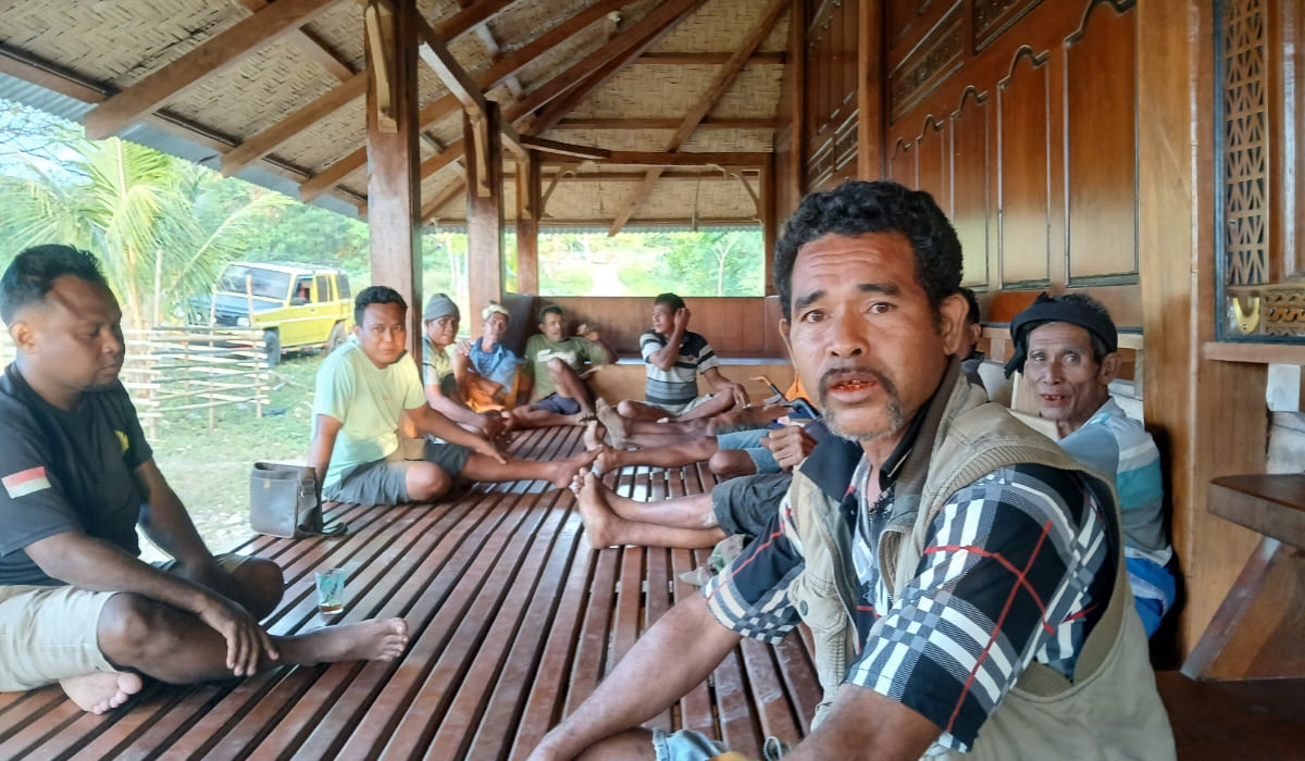 Sekretaris Kelompok Tani Pesona Lendongara, Markus Bawa Taka